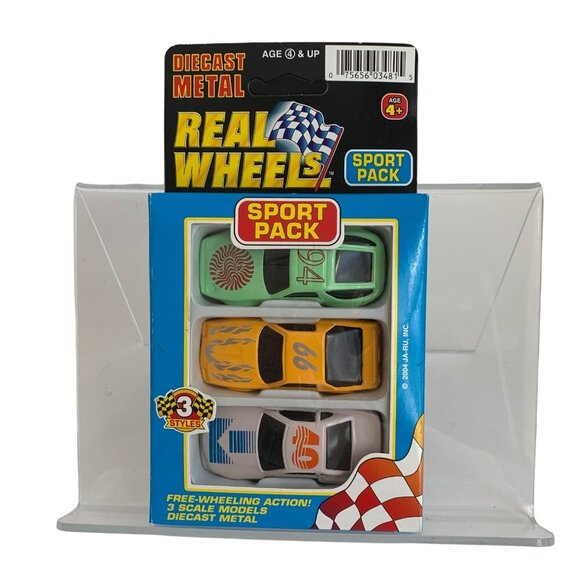 Ja-Ru Real Wheels Sport Pack Set of 3 Die Cast Cars Vintage 2004 - Picture 1 of 3